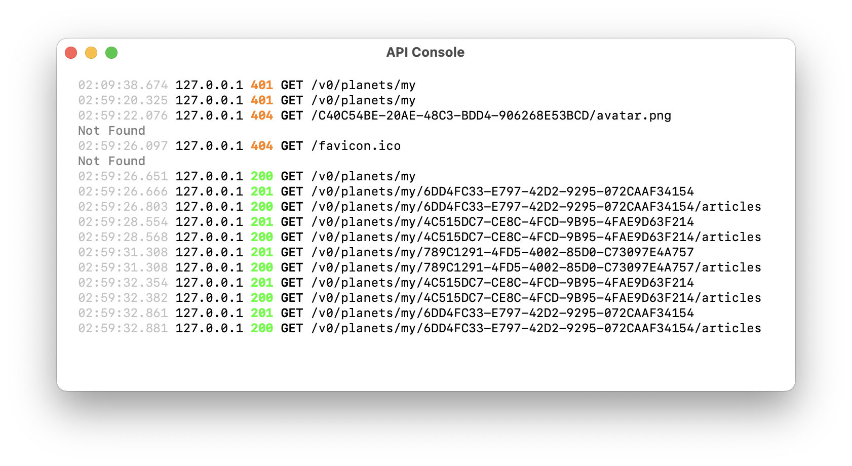 api-console